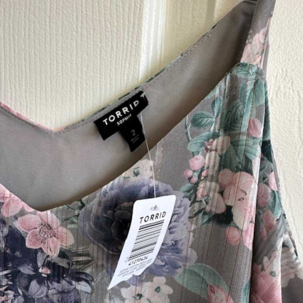 NWT Torrid Sophie Chiffon Swing Cami - Picture 4 of 4